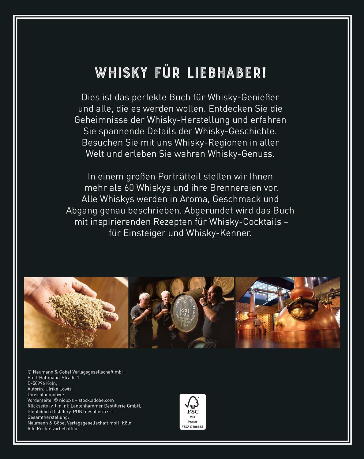 Rückseite: 9783625191025 | Whisky | Taschenbuch | 208 S. | Deutsch | 2022 | Naumann &amp; Göbel