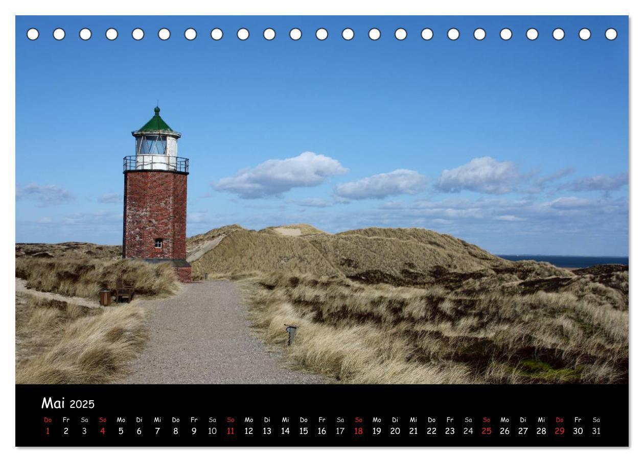 Bild: 9783435821853 | Sylt (Tischkalender 2025 DIN A5 quer), CALVENDO Monatskalender | 2025