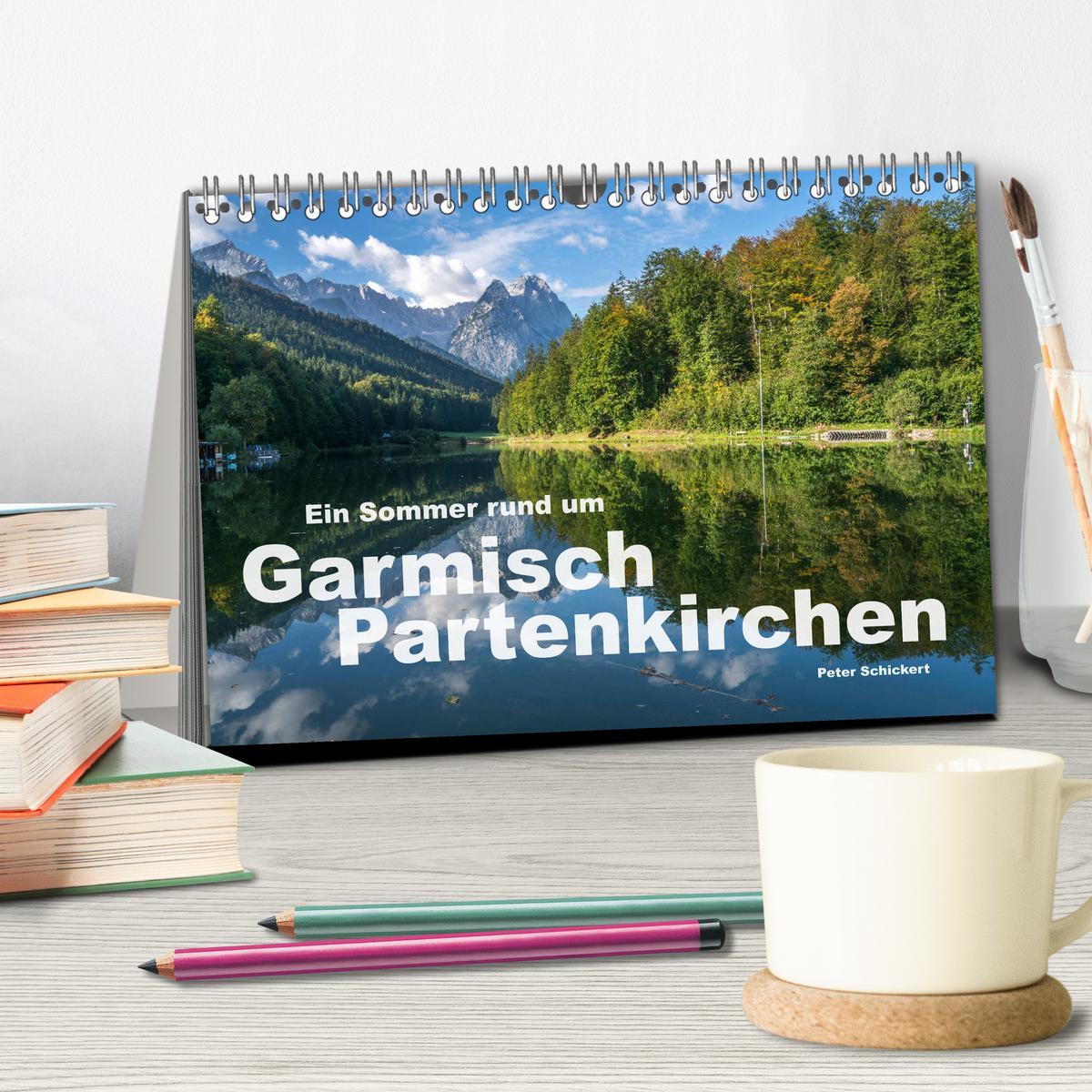 Bild: 9783435201174 | Ein Sommer rund um Garmisch-Partenkirchen (Tischkalender 2025 DIN...