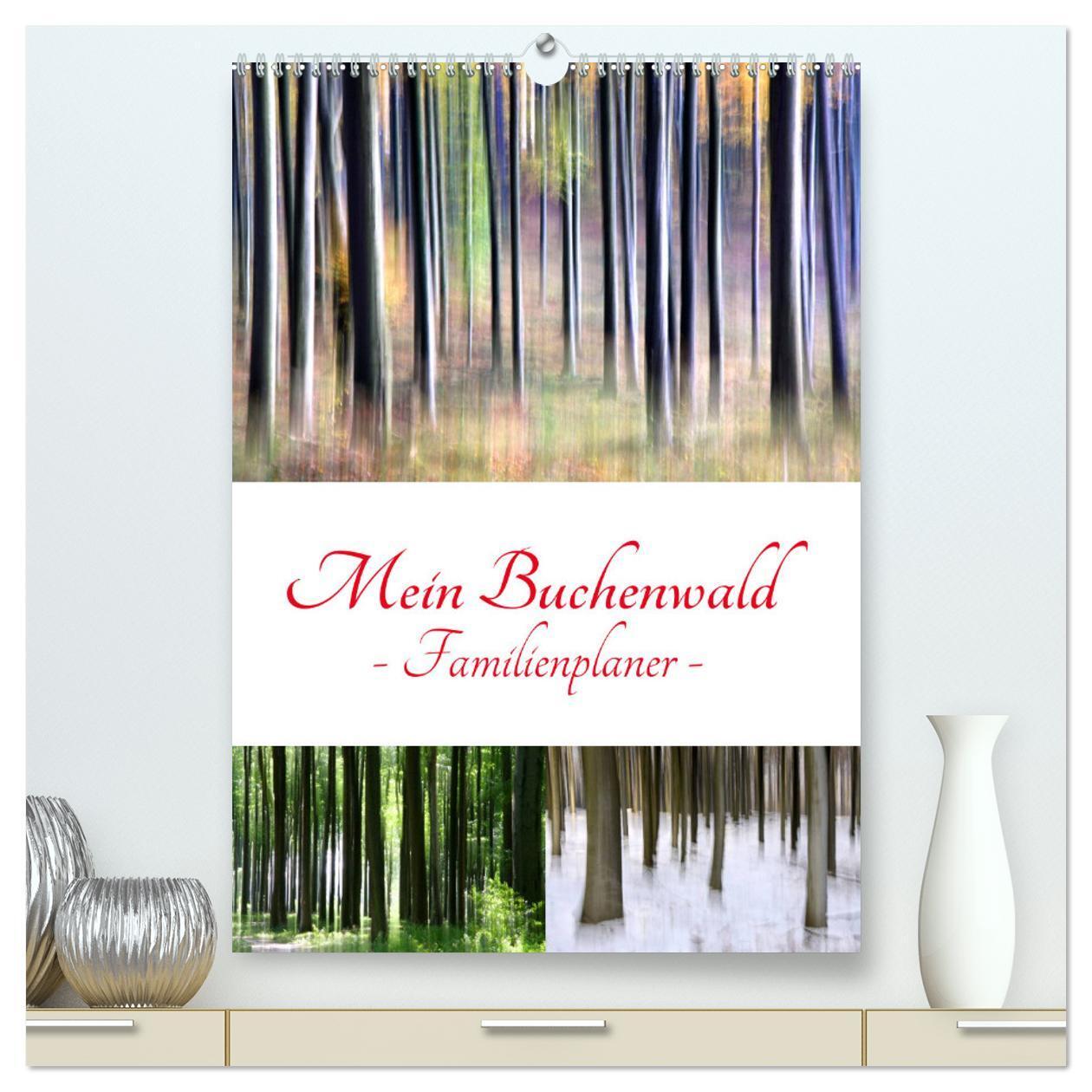 Cover: 9783383327872 | Mein Buchenwald - Familienplaner (hochwertiger Premium Wandkalender...