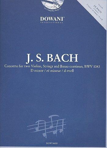 Cover: 9783905476460 | Concerto for two Violins, Strings and BC BWV 1043 | in D minor | Bach