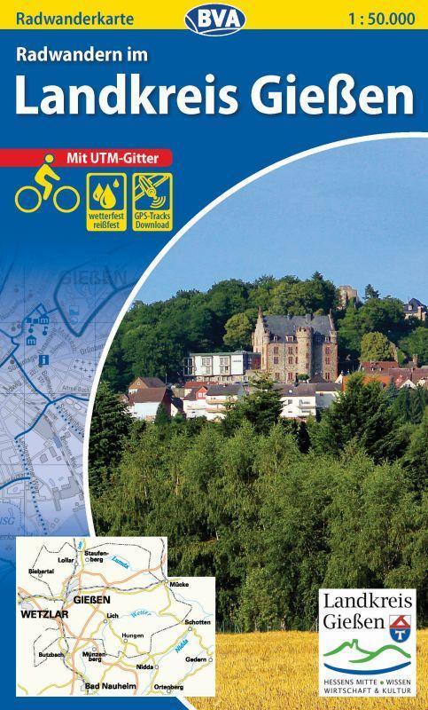 Cover: 9783870737047 | Radwandern im Landkreis Gießen 1 : 50.000 | (Land-)Karte | Deutsch
