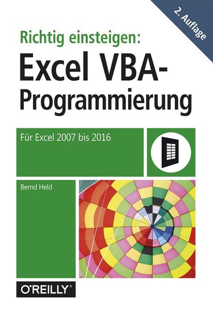 Cover: 9783960090038 | Richtig einsteigen: Excel-VBA-Programmierung | Für Excel 2007 bis 2016