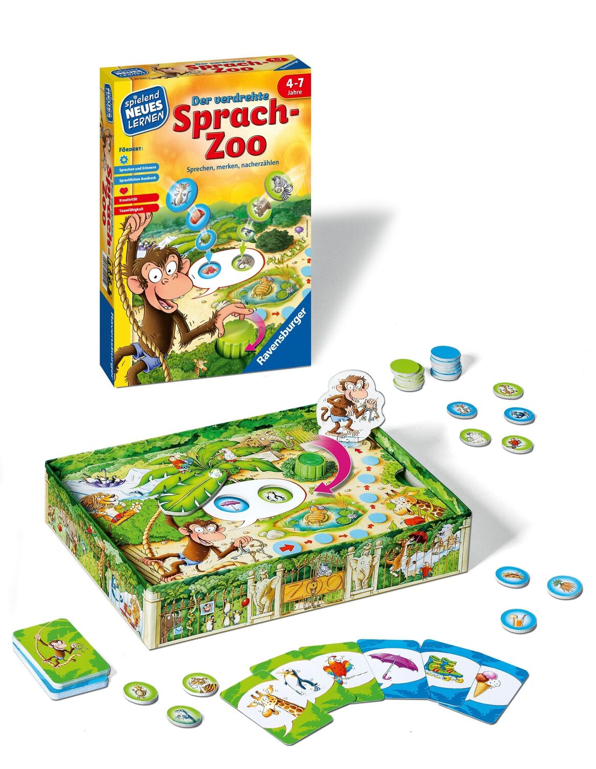 Bild: 4005556249459 | Der verdrehte Sprach-Zoo | Sprechen, merken, nacherzählen | Spiel