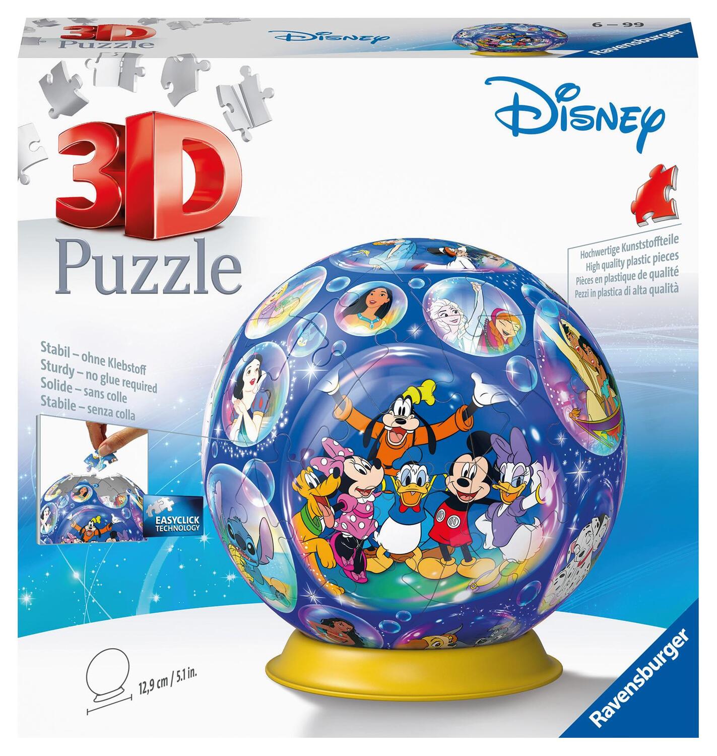 Cover: 4005556115617 | Ravensburger 3D Puzzle 11561 - Puzzle-Ball Disney Charaktere - 72...