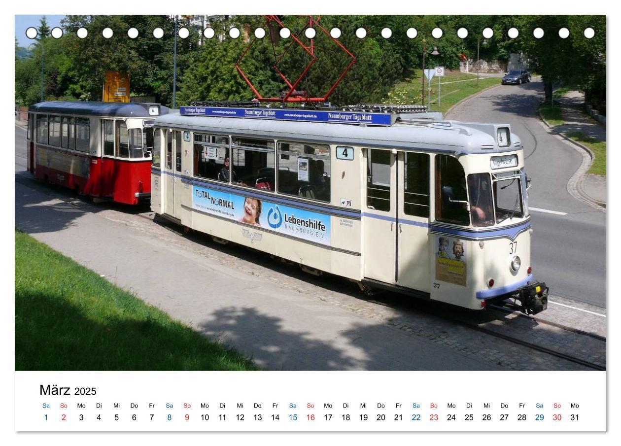 Bild: 9783435495429 | Naumburgs historische Straßenbahn (Tischkalender 2025 DIN A5 quer),...