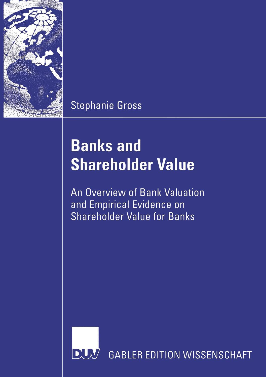 Cover: 9783835004337 | Banks and Shareholder Value | Stephanie Gross | Taschenbuch | Englisch