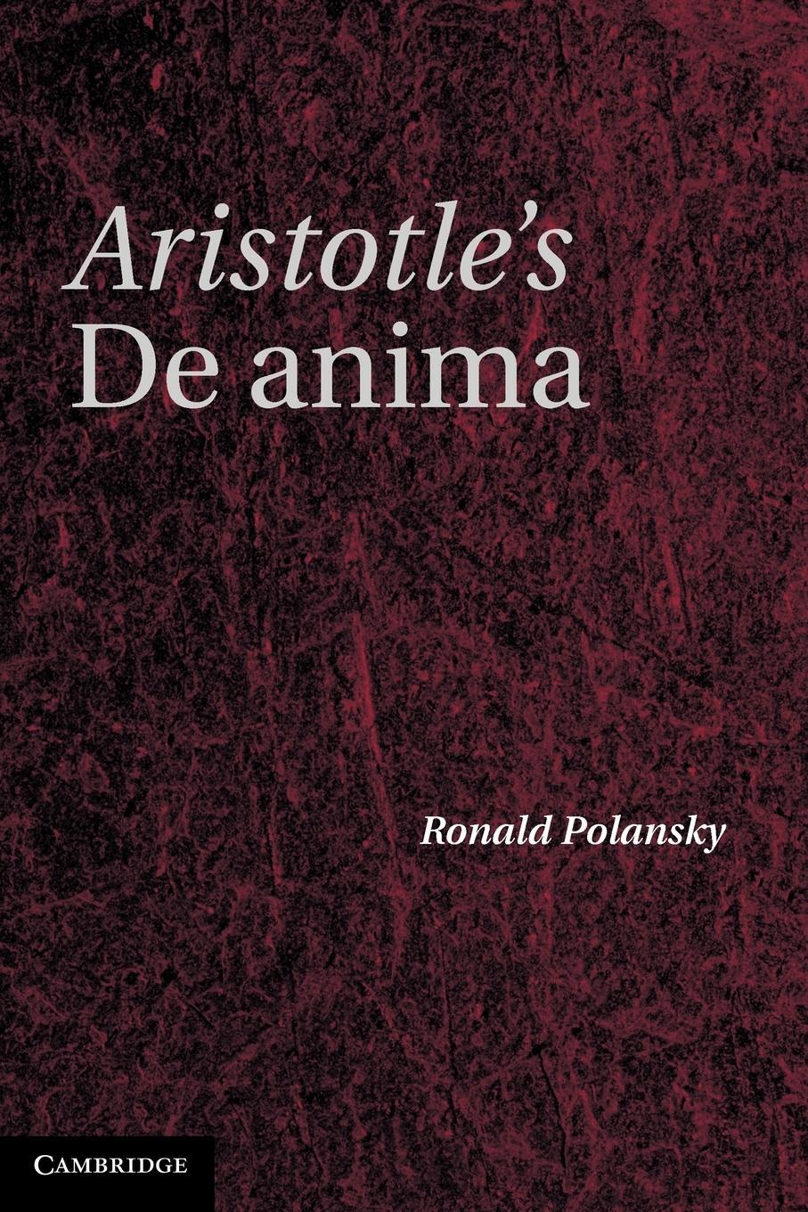 Cover: 9780521148856 | Aristotle's de Anima | Ronald Polansky | Taschenbuch | Paperback