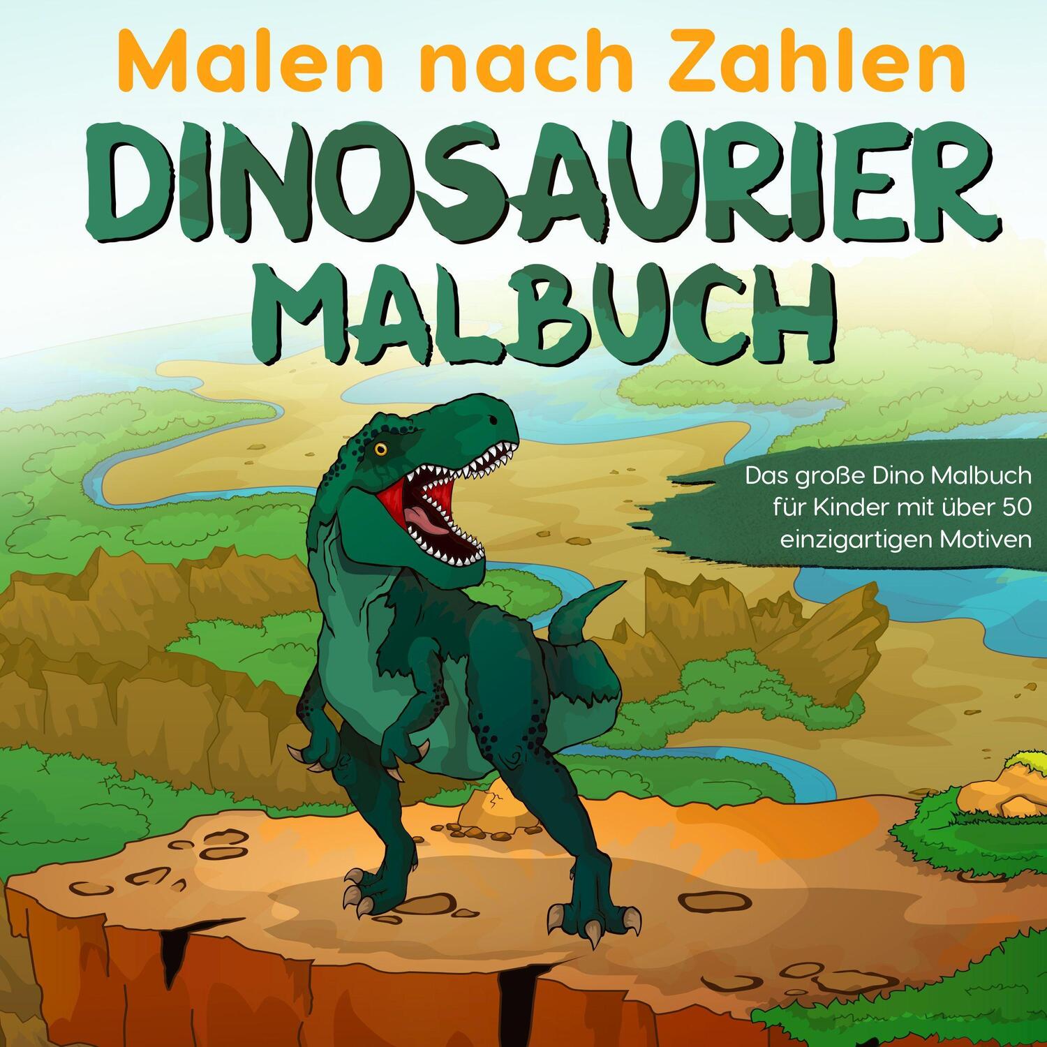 Cover: 9783969670170 | Malen nach Zahlen Dinosaurier Malbuch | Paul Sieger | Taschenbuch