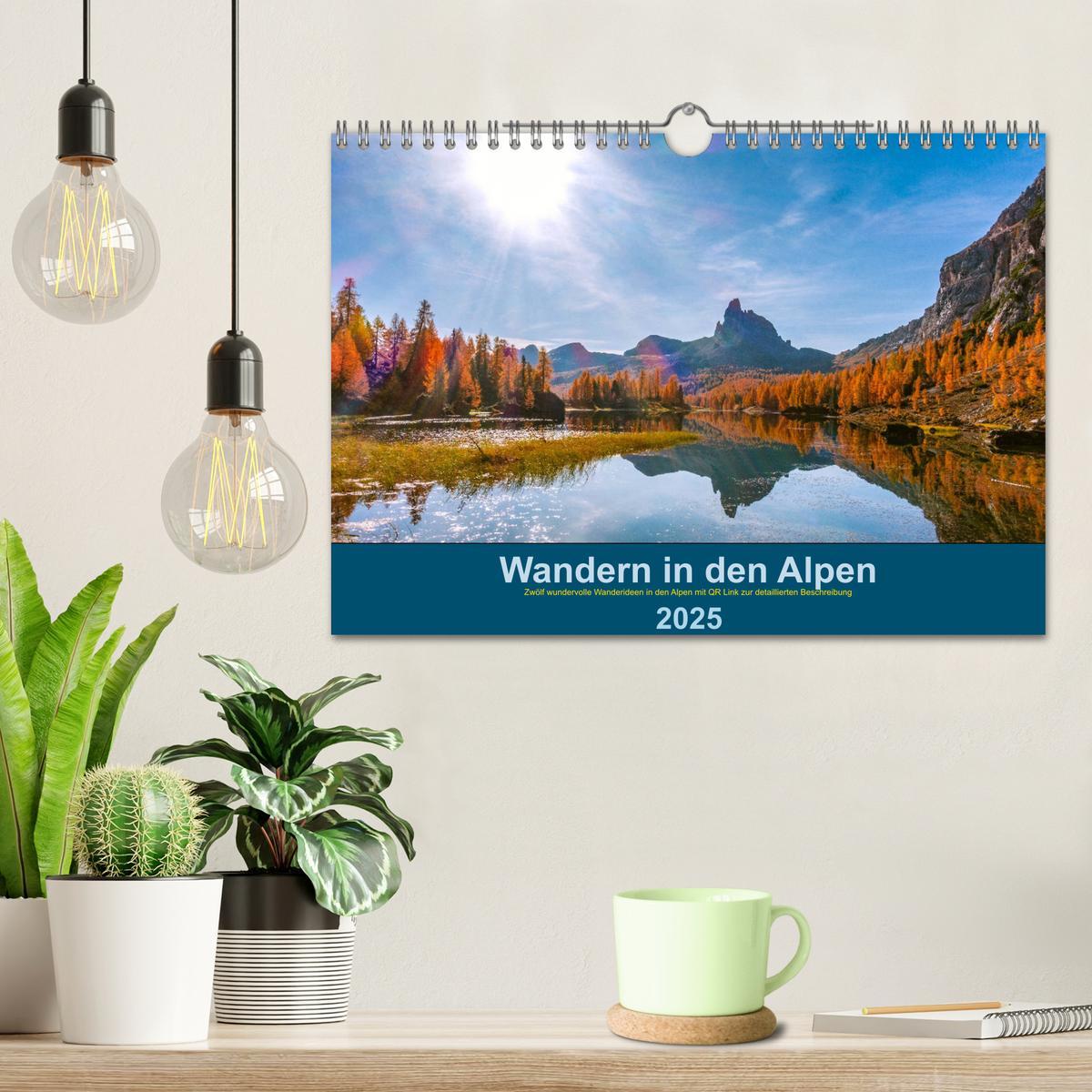 Bild: 9783435117659 | Wandern in den Alpen (Wandkalender 2025 DIN A4 quer), CALVENDO...