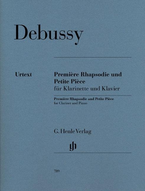Cover: 9790201807898 | Debussy, Claude - Première Rhapsodie und Petite Pièce für...