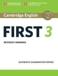 Cover: 9781108433723 | Cambridge English First 3 Student's Book without Answers | Taschenbuch