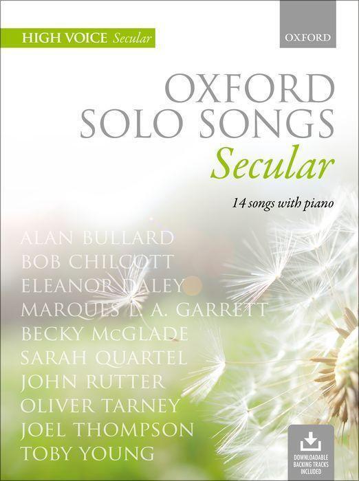 Cover: 9780193556805 | Oxford Solo Songs: Secular | Oxford | Buch + Online-Audio | Englisch
