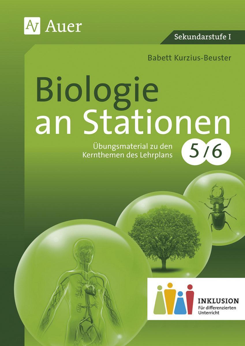 Cover: 9783403076278 | Biologie an Stationen 5-6 Inklusion | Babett Kurzius-Beuster | Deutsch