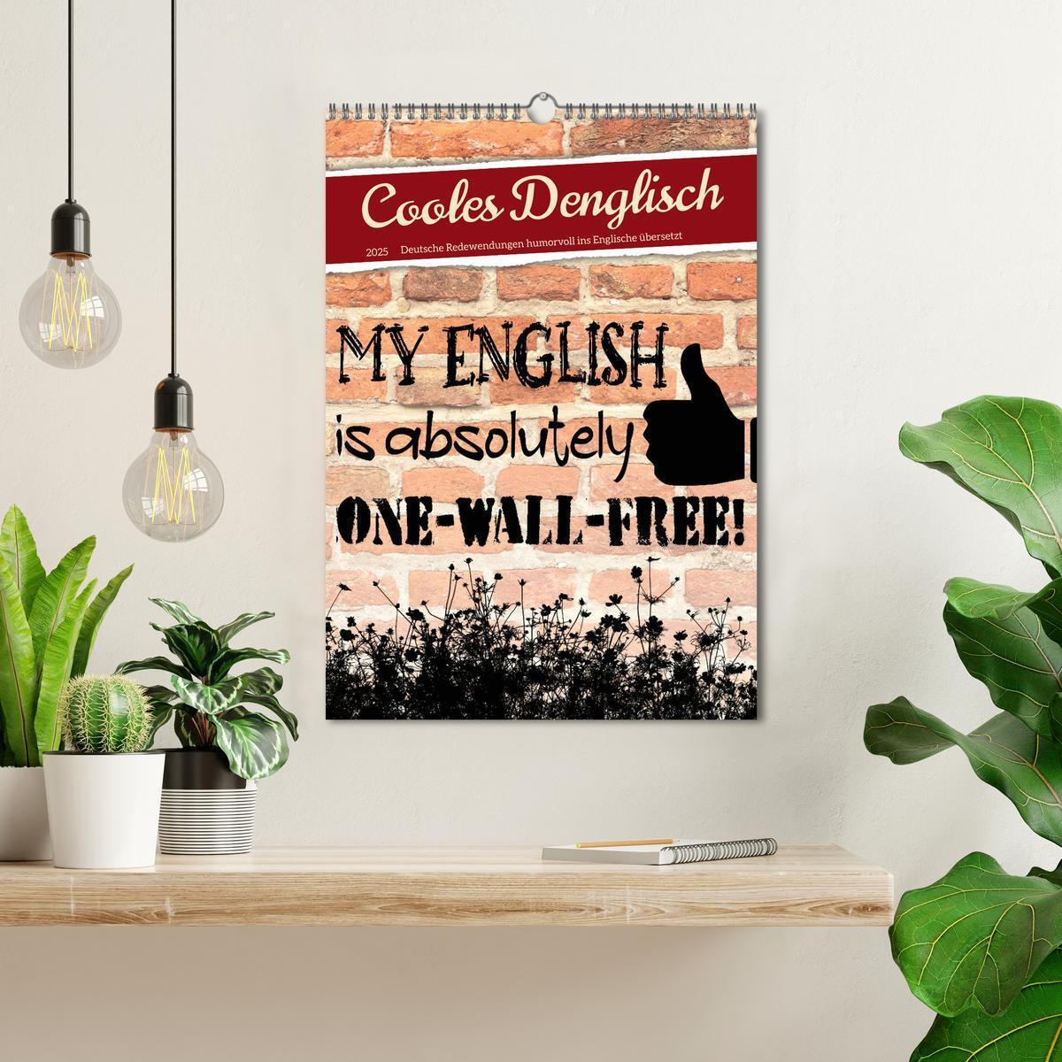 Bild: 9783435899012 | Cooles Denglisch (Wandkalender 2025 DIN A3 hoch), CALVENDO...