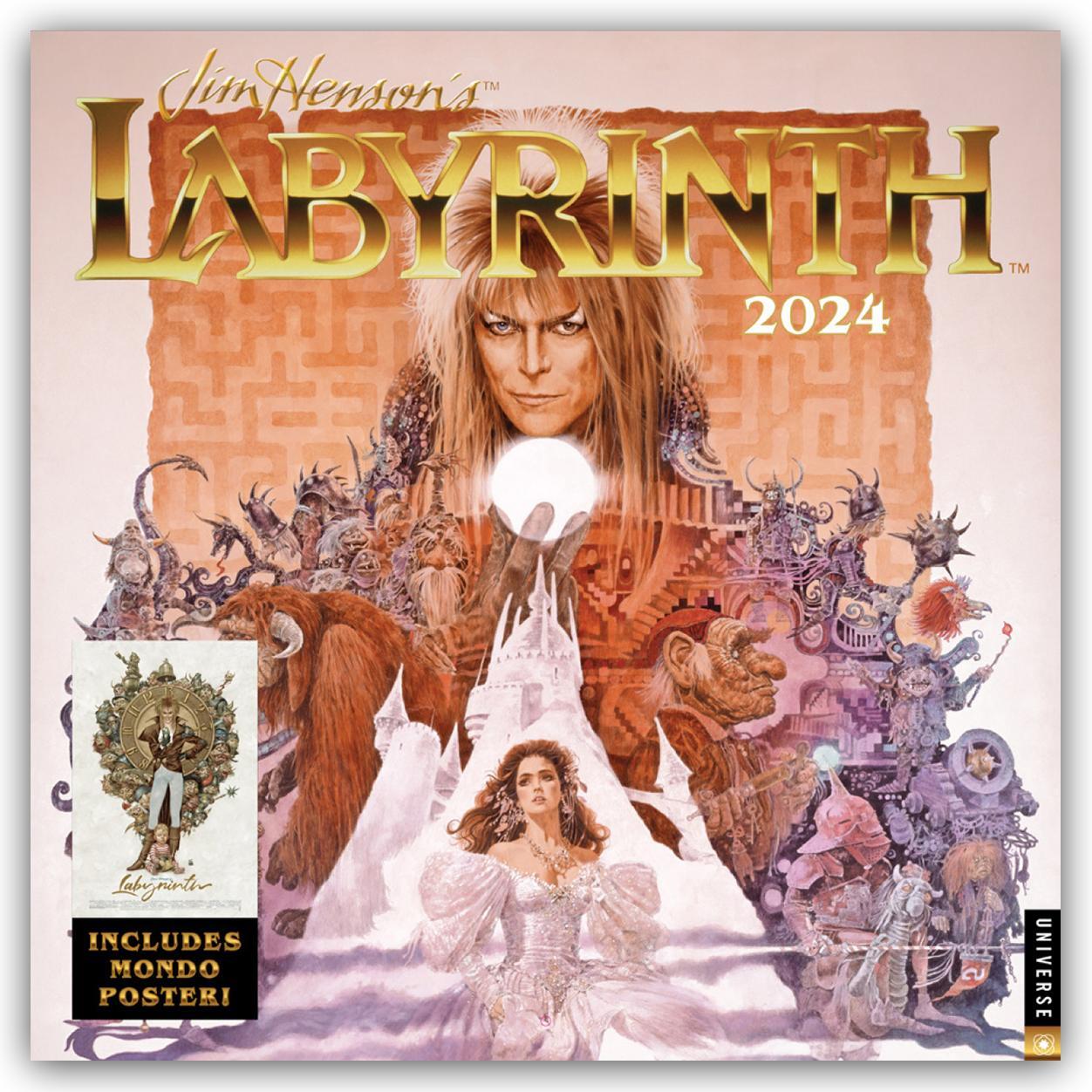 Cover: 9780789343369 | Jim Henson's Labyrinth 2024 | Kalender | 14 S. | Englisch | 2024