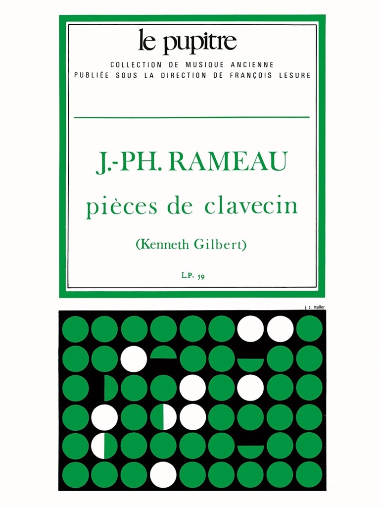 Cover: 9790047325334 | Pièces de clavecin | Jean-Philippe Rameau | Le Pupitre - Heugel | Buch