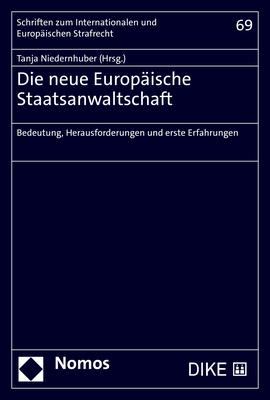 Cover: 9783848774203 | Die neue Europäische Staatsanwaltschaft | Tanja Niedernhuber | Buch