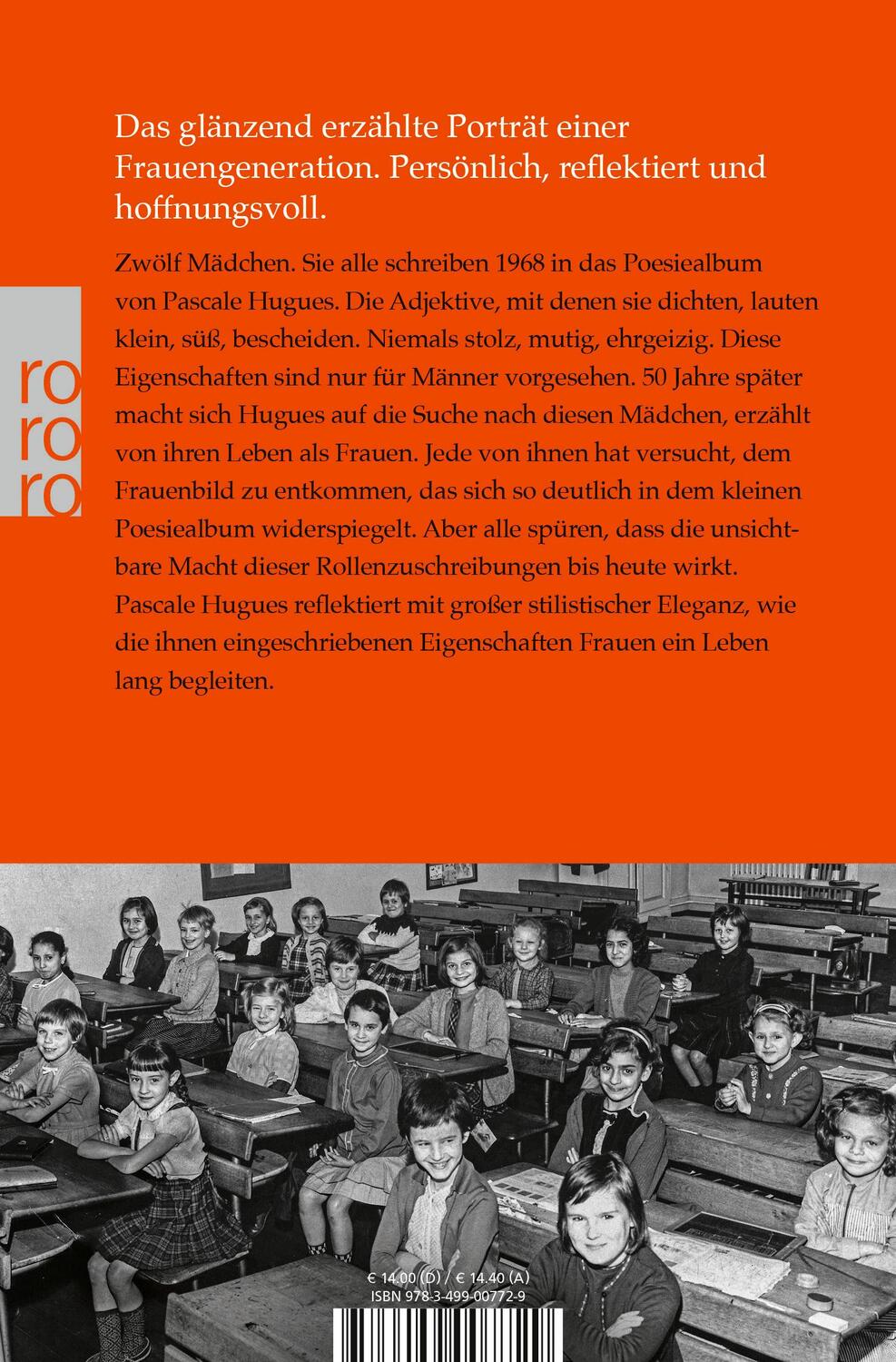 Rückseite: 9783499007729 | Mädchenschule | Porträt einer Frauengeneration | Pascale Hugues | Buch