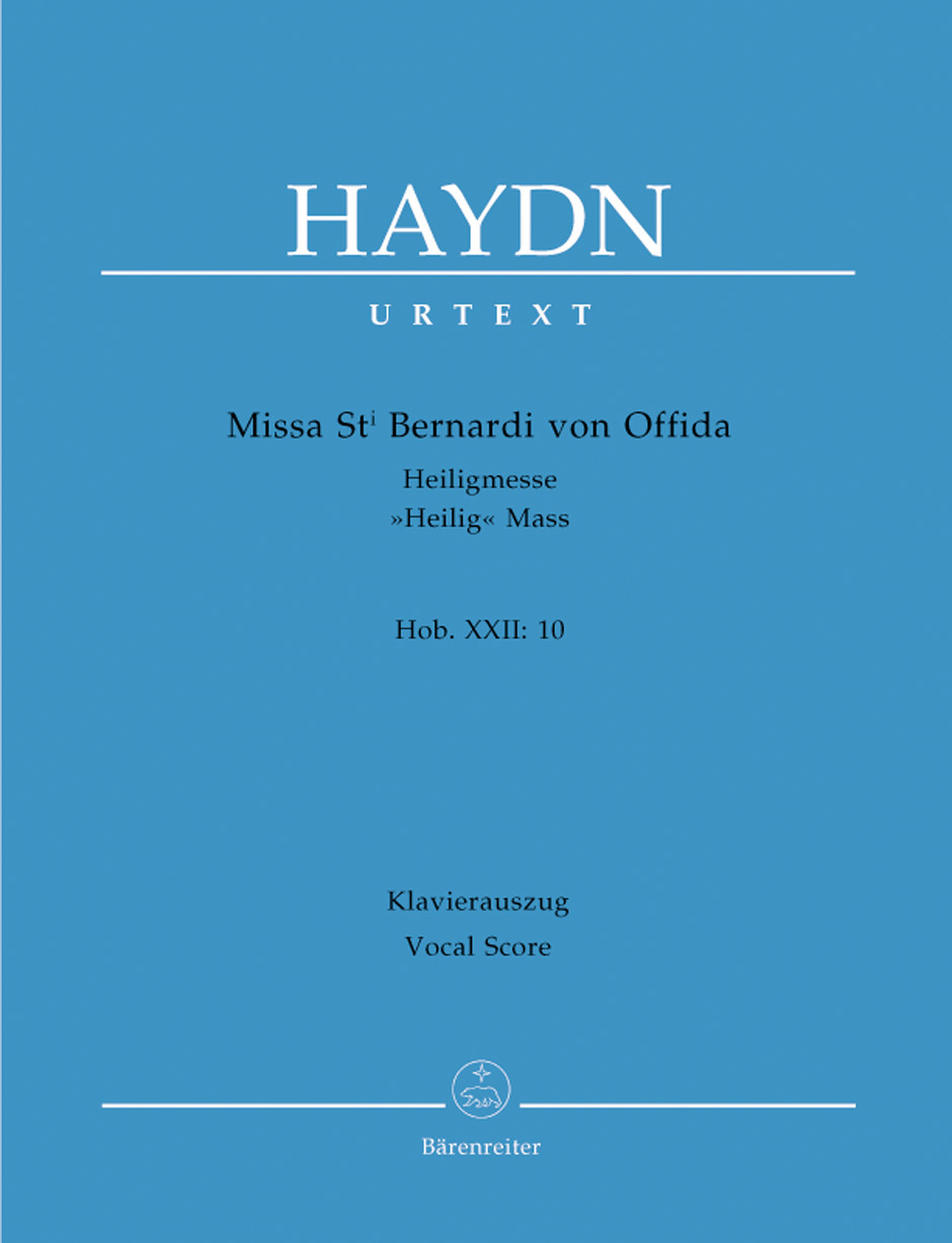 Cover: 9790006452132 | Missa Sancti Bernardi Von Offida | Franz Joseph Haydn | Buch