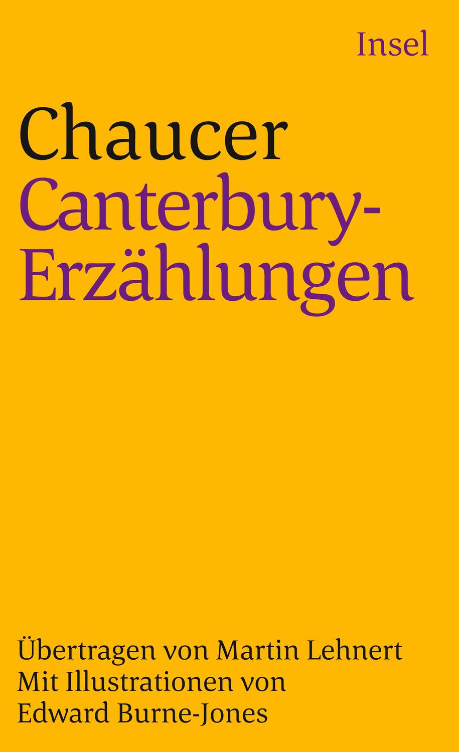Cover: 9783458327066 | Die Canterbury - Erzählungen | Vollständige Ausgabe | Geoffrey Chaucer