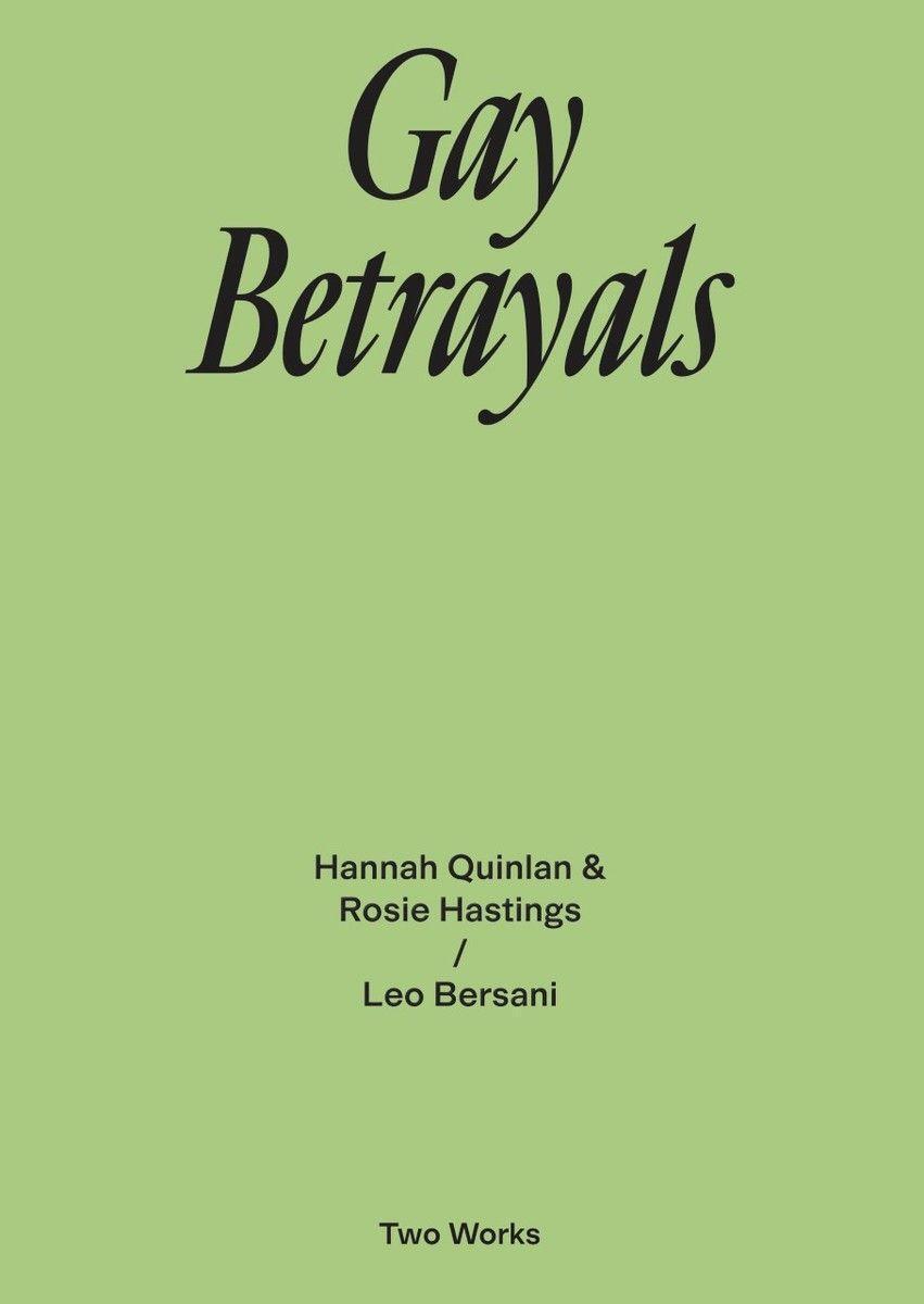 Cover: 9783753302393 | Gay Betrayals. Hanna Quinlan & Rosie Hastings / Leo Bersani Two...