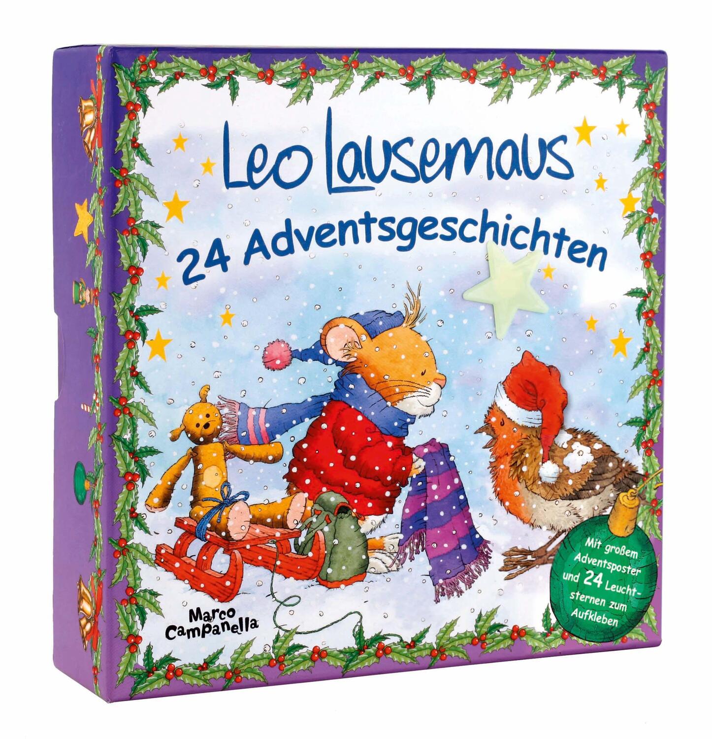 Cover: 9783941118607 | Leo Lausemaus 24 Adventsgeschichten | Adventsbox | Box | Lingoli