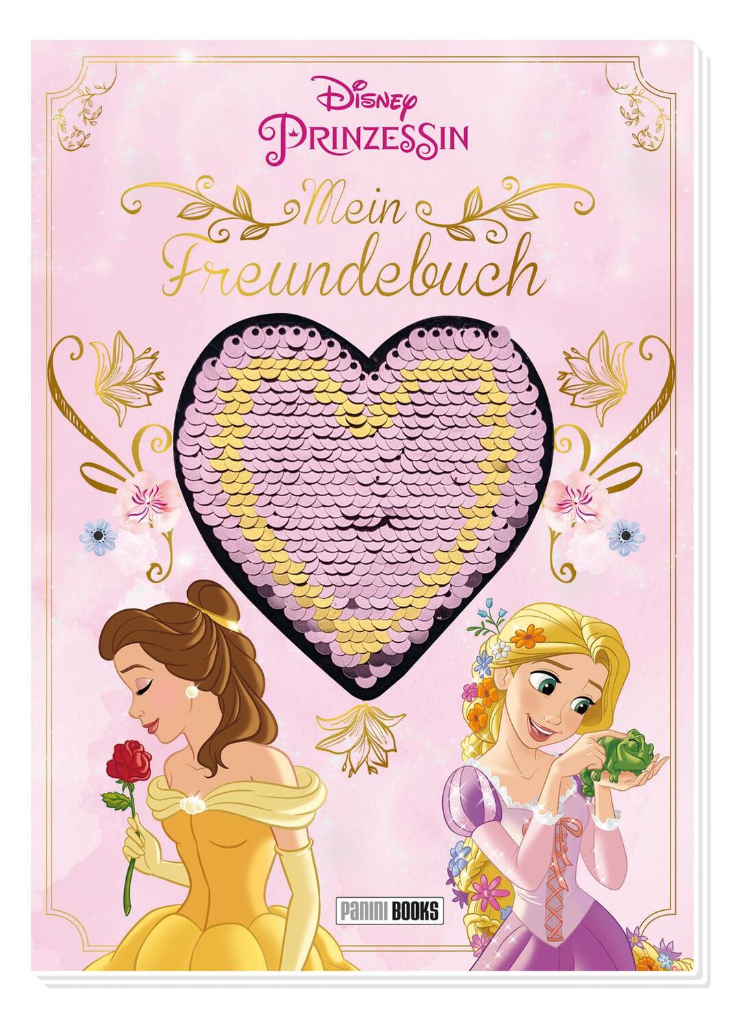 Cover: 9783833238666 | Disney Prinzessin: Mein Freundebuch | Freundebuch mit Wendepailletten
