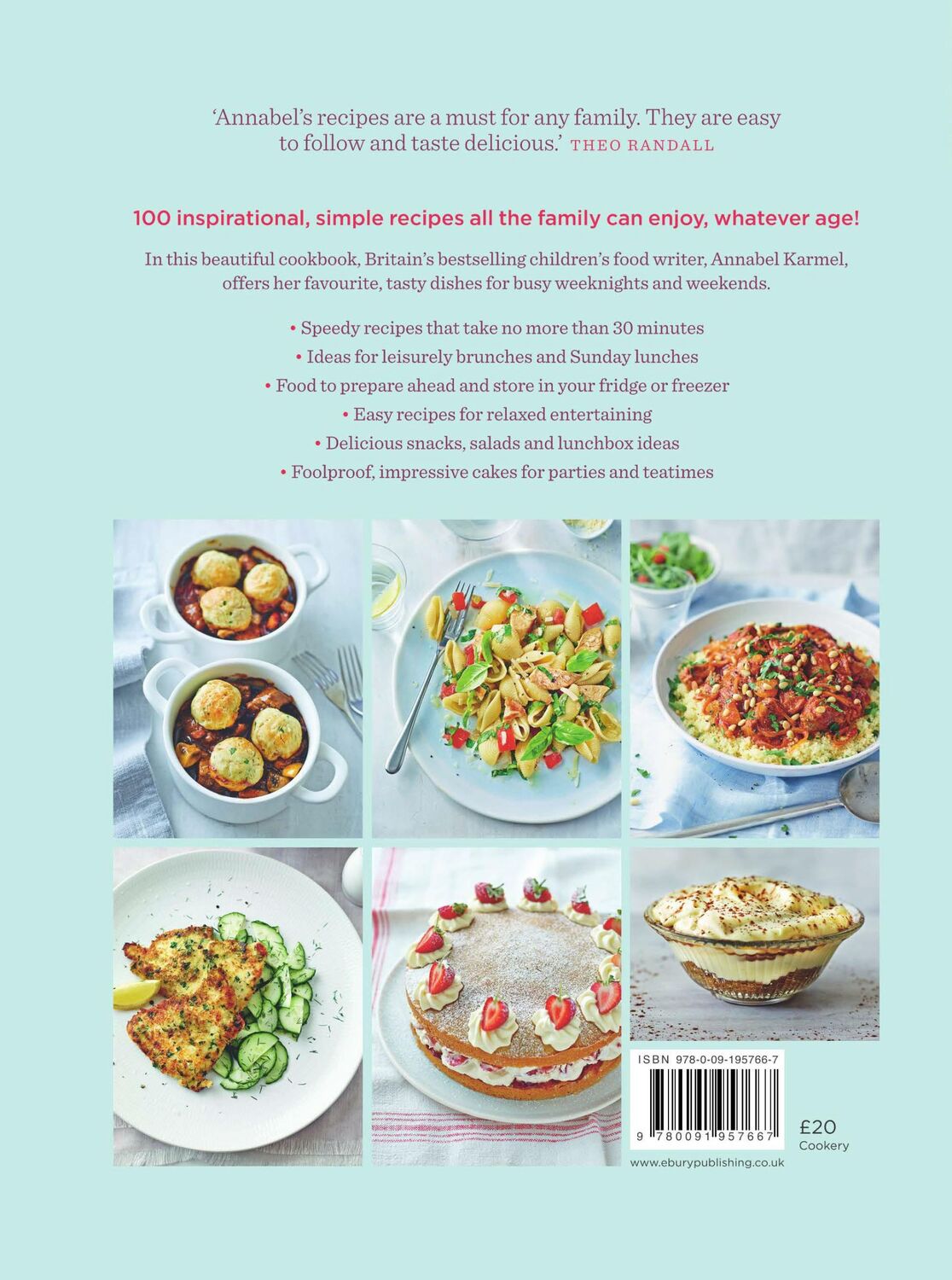 Rückseite: 9780091957667 | Annabel's Family Cookbook | Annabel Karmel | Buch | Gebunden | 2014