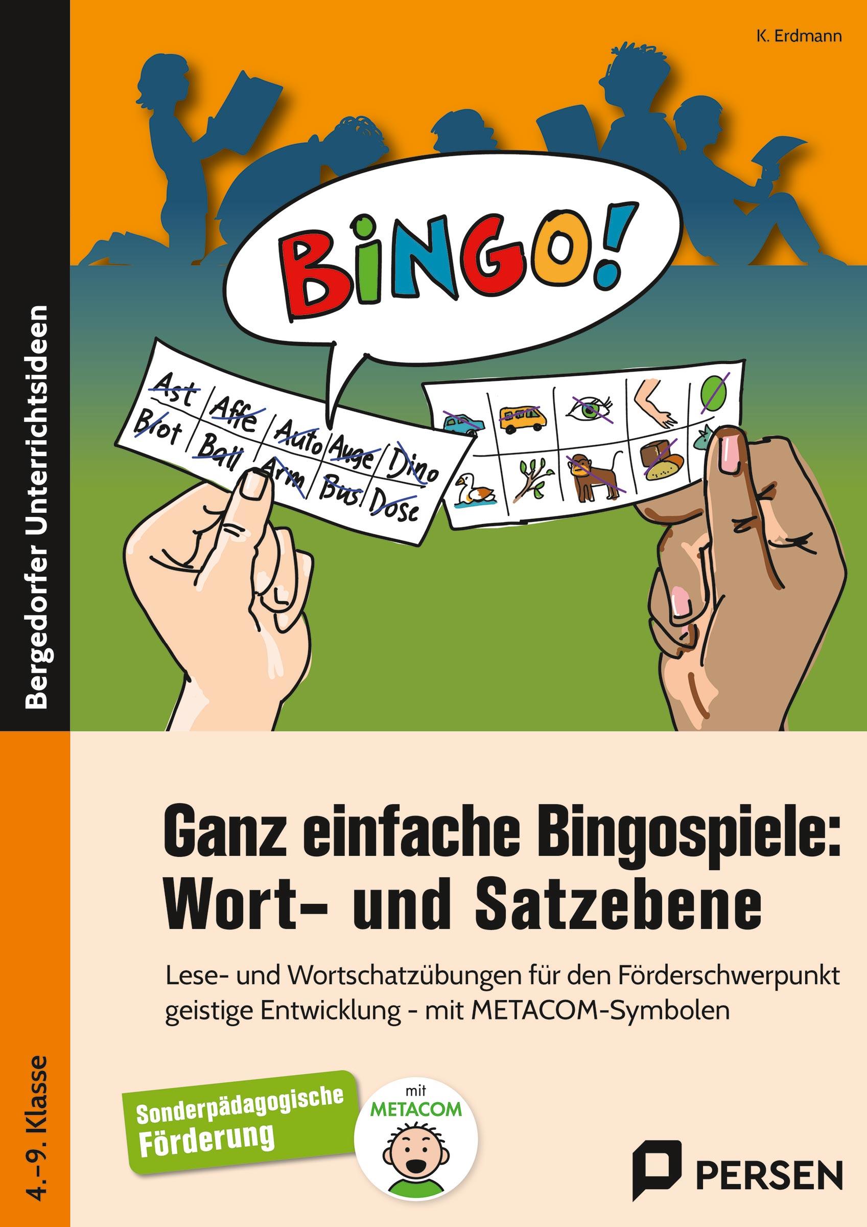 Cover: 9783403212775 | Ganz einfache Bingospiele: Wort- und Satzebene | K. Erdmann | 44 S.