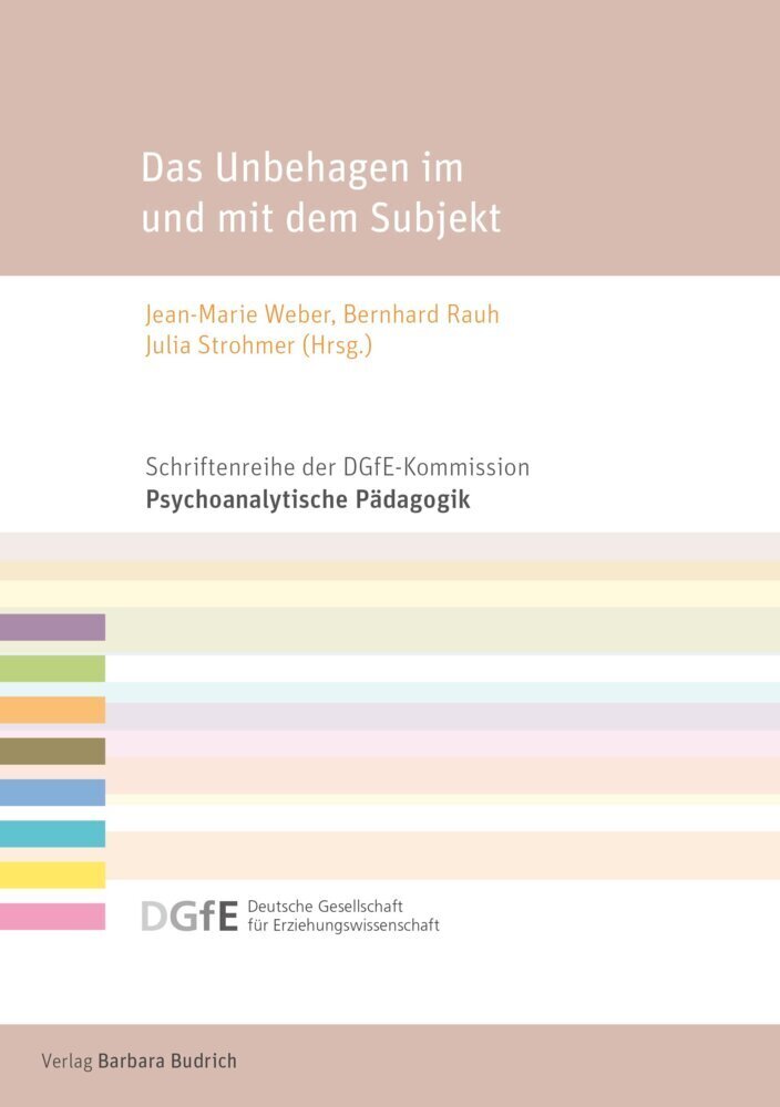 Cover: 9783847422198 | Das Unbehagen im und mit dem Subjekt | Jean-Marie Weber (u. a.) | Buch