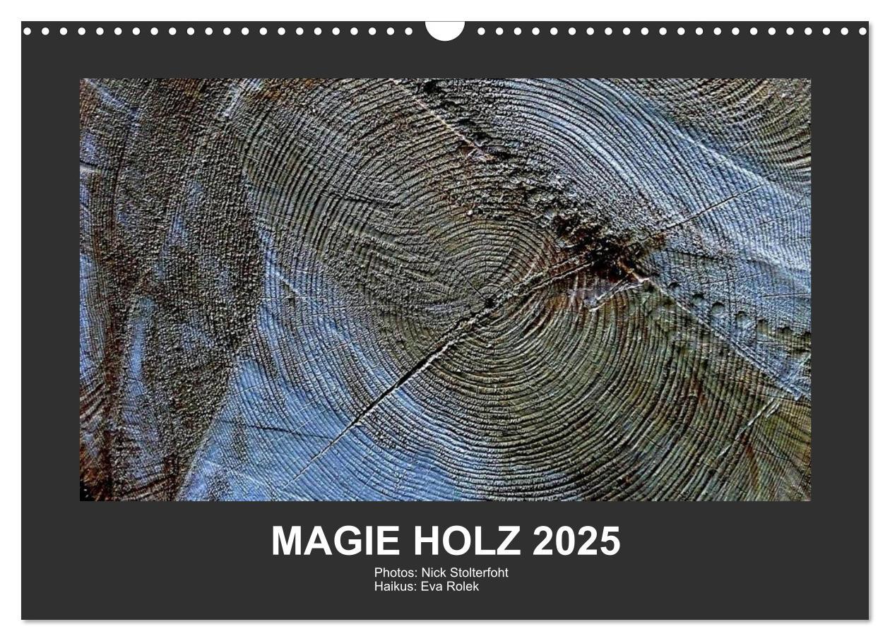 Cover: 9783435801503 | MAGIE HOLZ 2025 (Wandkalender 2025 DIN A3 quer), CALVENDO...