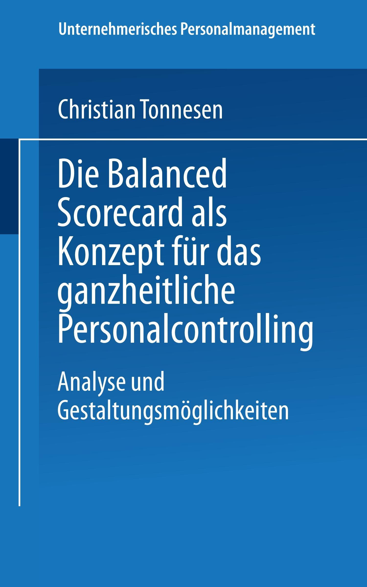 Cover: 9783824477029 | Die Balanced Scorecard als Konzept für das ganzheitliche...