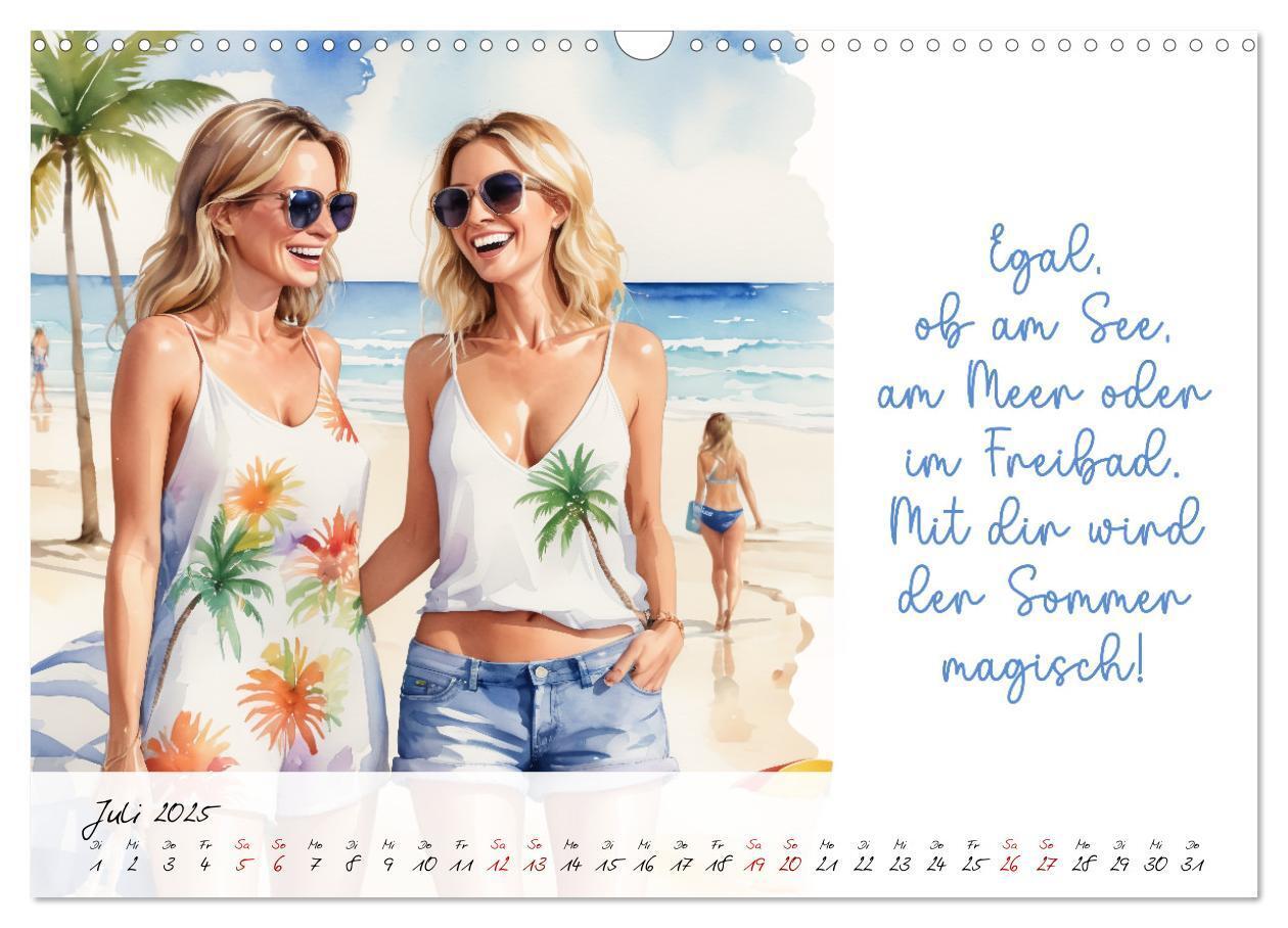 Bild: 9783383775536 | Beste Freundinnen (Wandkalender 2025 DIN A3 quer), CALVENDO...