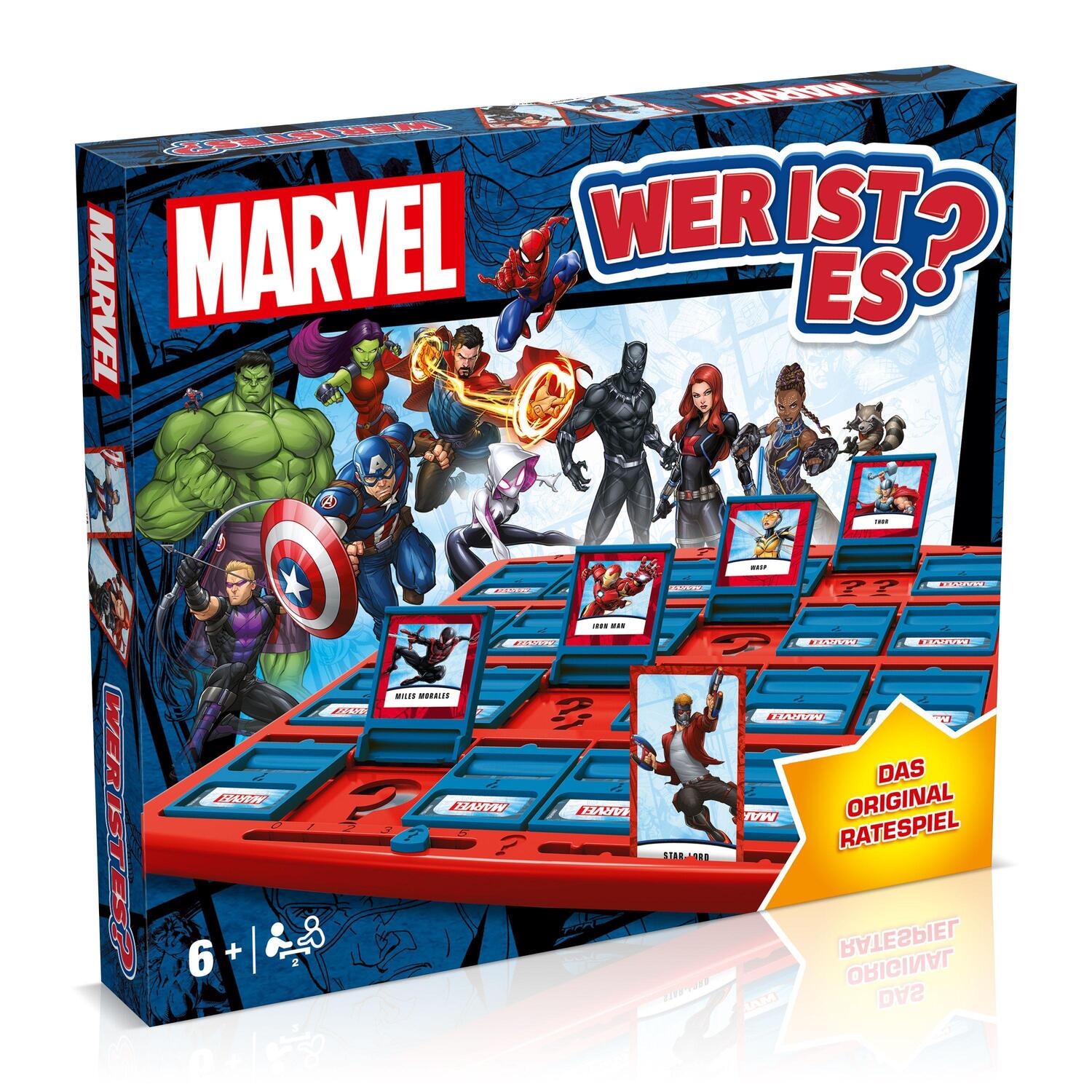 Cover: 4035576048459 | Wer ist es? Marvel | Spiel | Deutsch | 2022 | Winning Moves