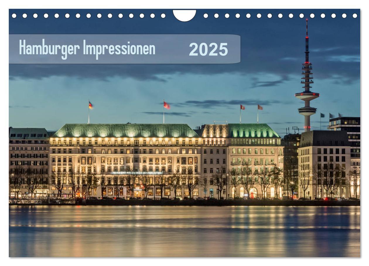 Cover: 9783435323210 | Hamburger Impressionen 2025 (Wandkalender 2025 DIN A4 quer),...