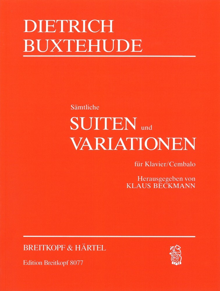 Cover: 9790004174616 | Suiten &amp; Variationen | Dietrich Buxtehude | Breitkopf Urtext Edition