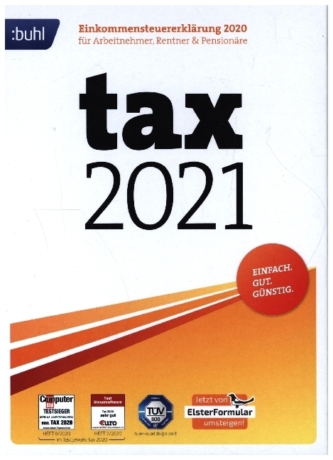 Cover: 4011282003098 | tax 2021 | CD-ROM | 460 S. | Deutsch | 2020 | Buhl Data Service GmbH