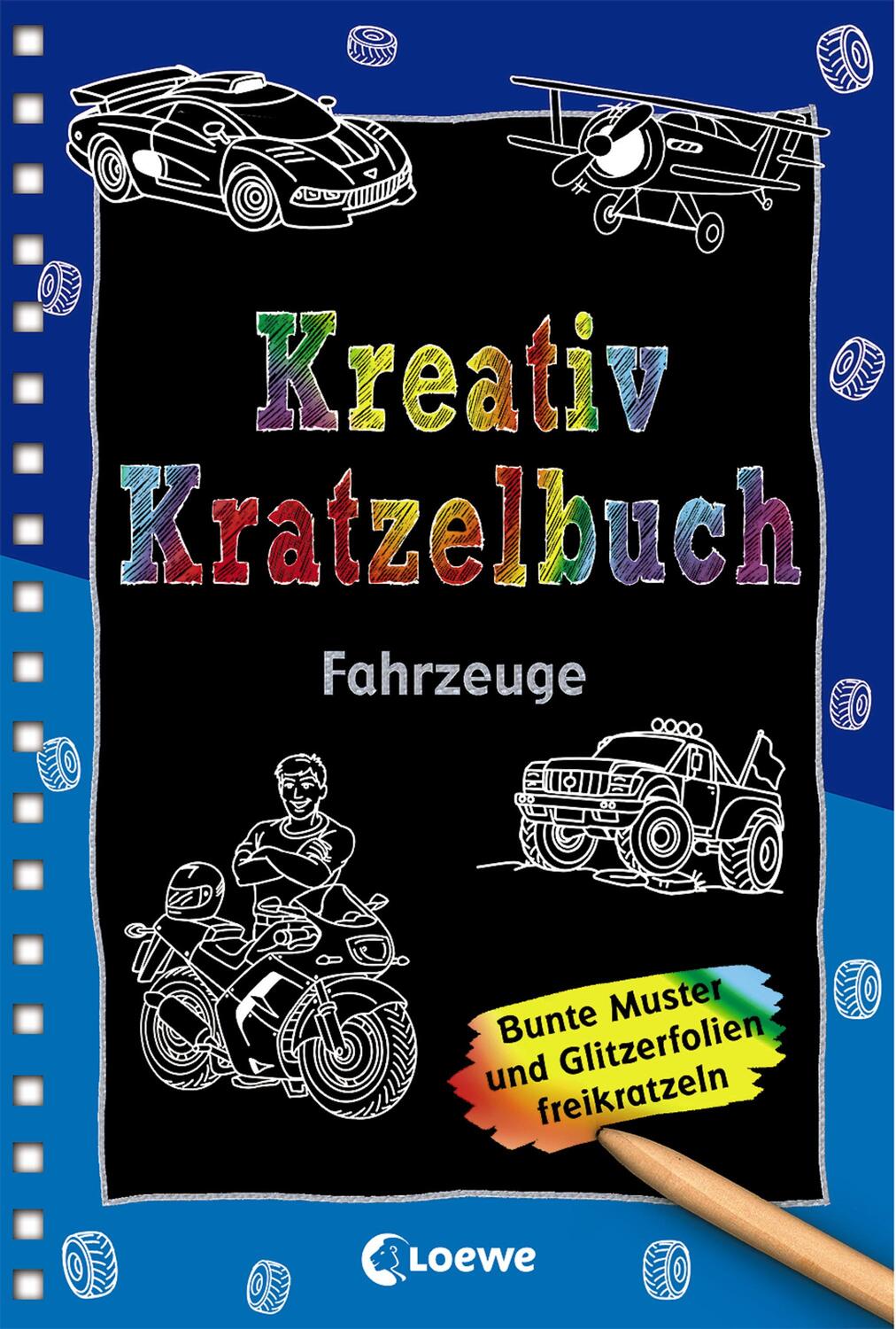 Cover: 9783743206687 | Kreativ-Kratzelbuch: Fahrzeuge | Taschenbuch | Kreativ-Kratzelbuch