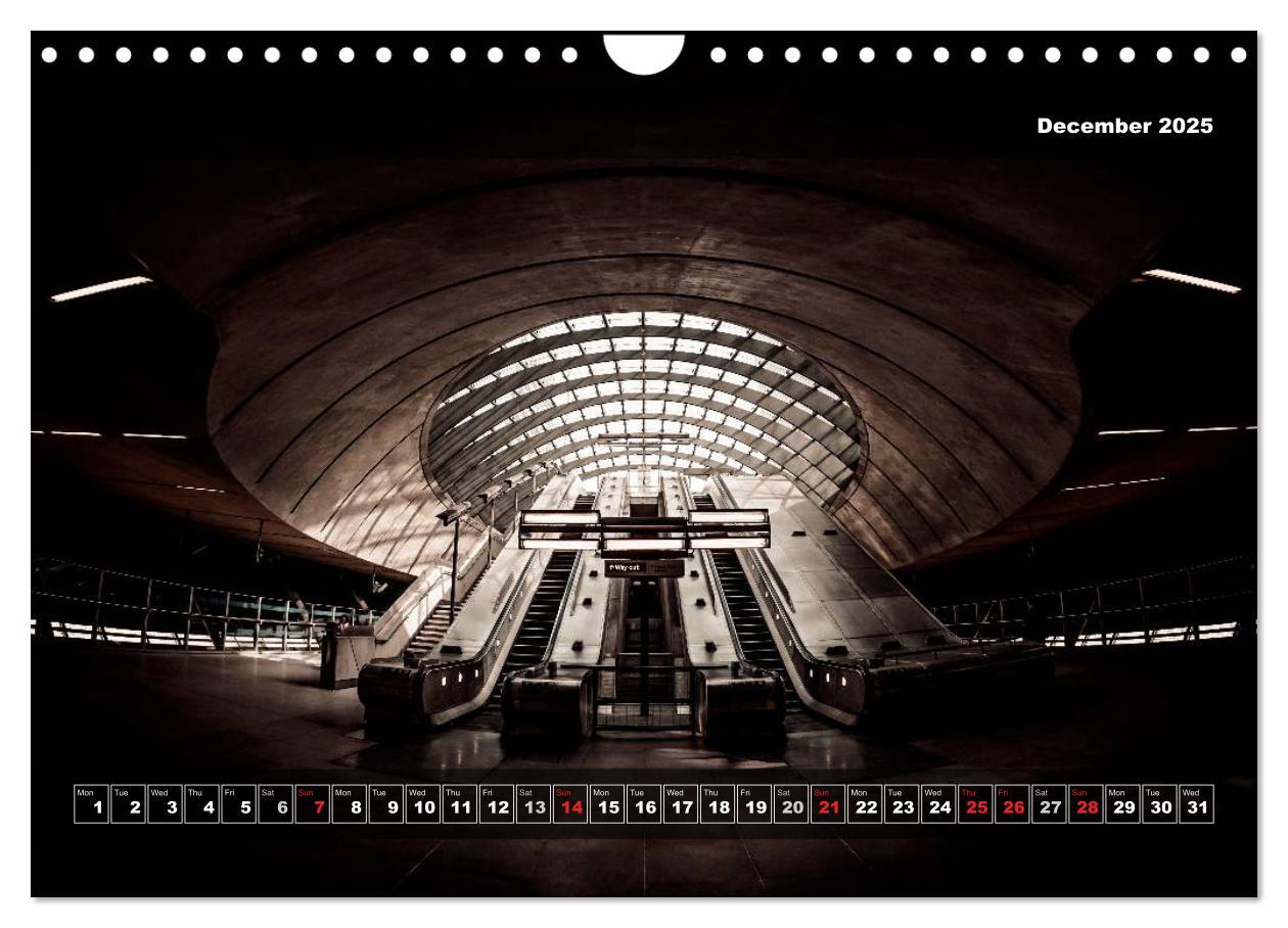 Bild: 9781325952113 | More London Underground 2025 (Wall Calendar 2025 DIN A4 landscape),...