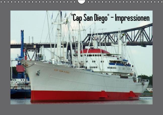 Cover: 9783660519174 | "Cap San Diego" - Impressionen (Wandkalender immerwährend DIN A3 quer)