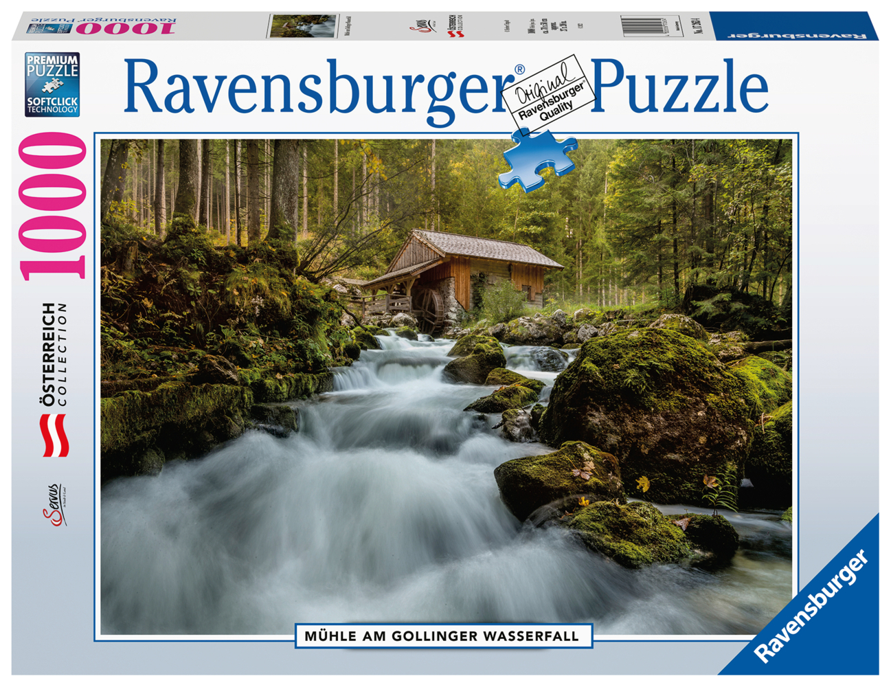 Cover: 4005556172634 | Mühle am Gollinger Wasserfall (Puzzle) | Spiel | In Spielebox | 2022