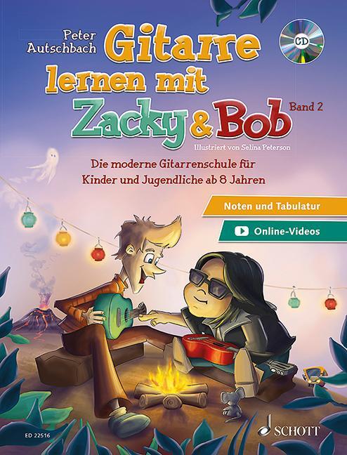 Cover: 9783795710538 | Gitarre lernen mit Zacky und Bob | Peter Autschbach | Broschüre | 2017