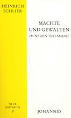 Cover: 9783894113988 | Mächte und Gewalten im Neuen Testament | Heinrich Schlier | Buch