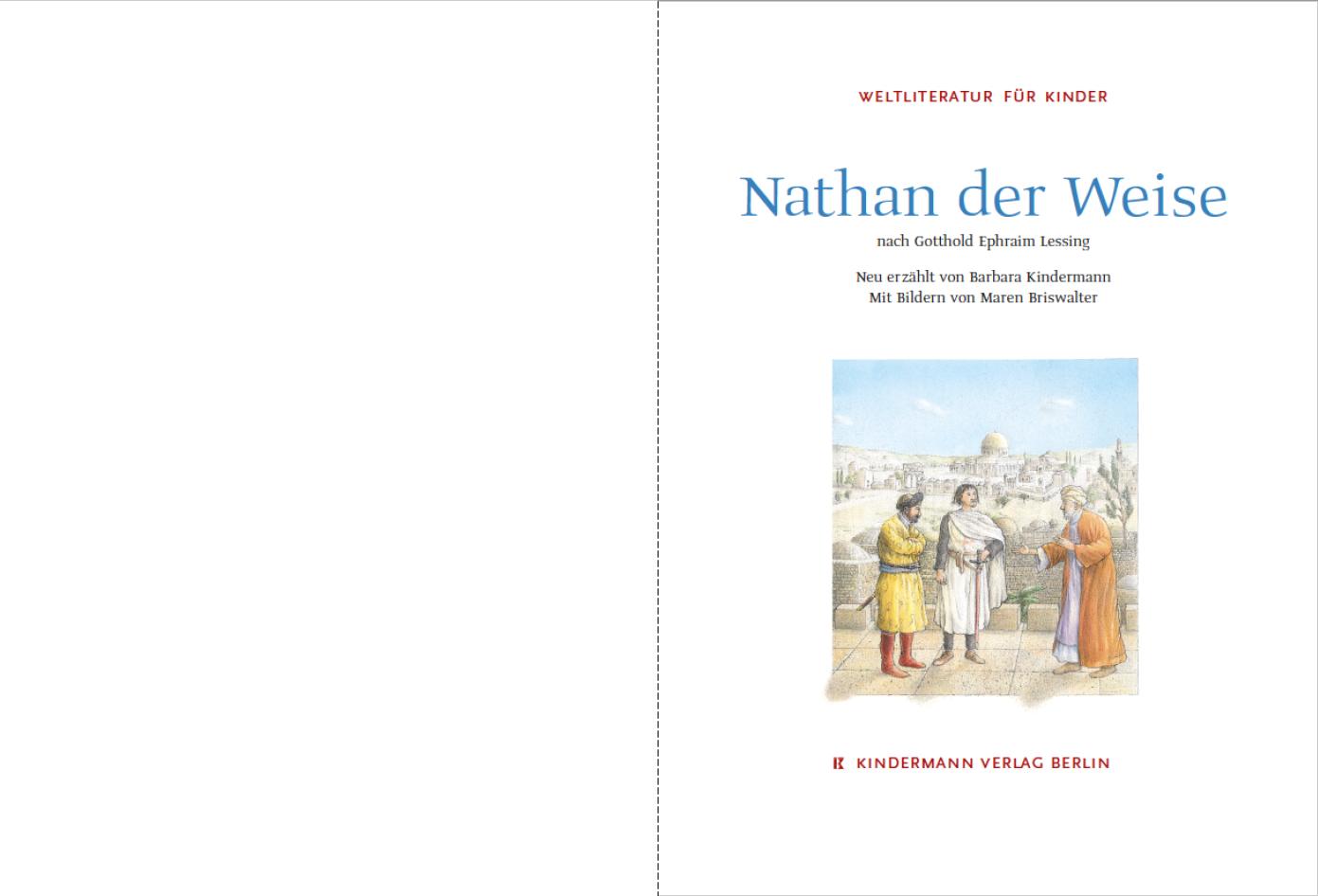 Bild: 9783934029156 | Nathan der Weise | Barbara Kindermann (u. a.) | Buch | 36 S. | Deutsch