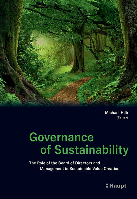 Cover: 9783258083322 | Governance of Sustainability | Michael Hilb | Taschenbuch | 149 S.