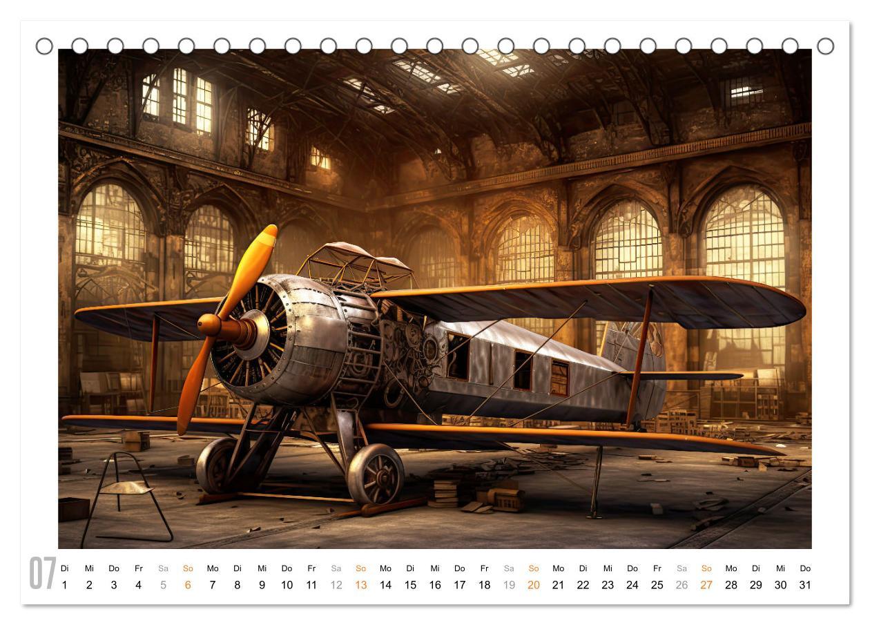 Bild: 9783383900440 | Steampunk Luftfahrt (Tischkalender 2025 DIN A5 quer), CALVENDO...