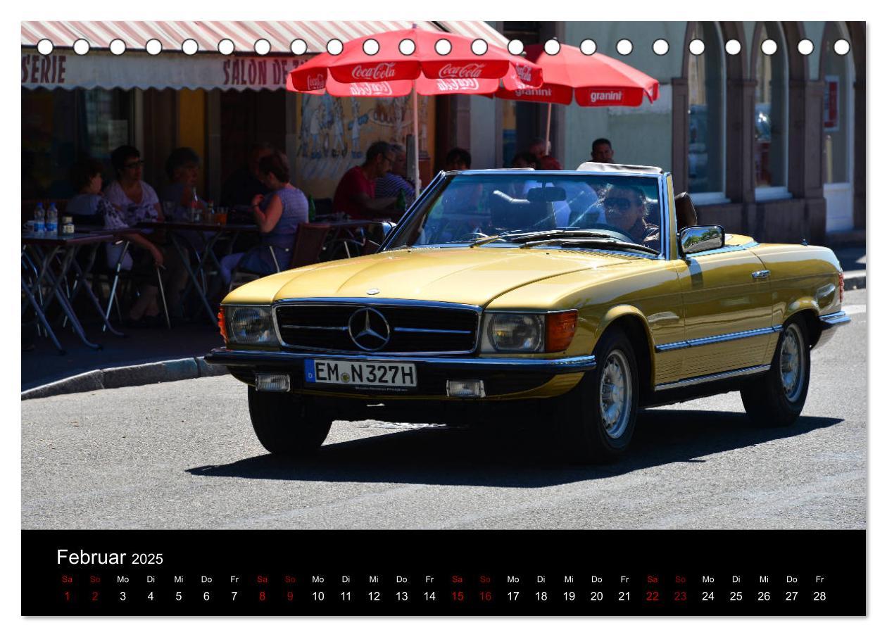 Bild: 9783435440825 | Mercedes SL W107 - zeitlose Eleganz (Tischkalender 2025 DIN A5...