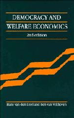 Cover: 9780521436373 | Democracy and Welfare Economics | Hans Van Den Doel (u. a.) | Buch