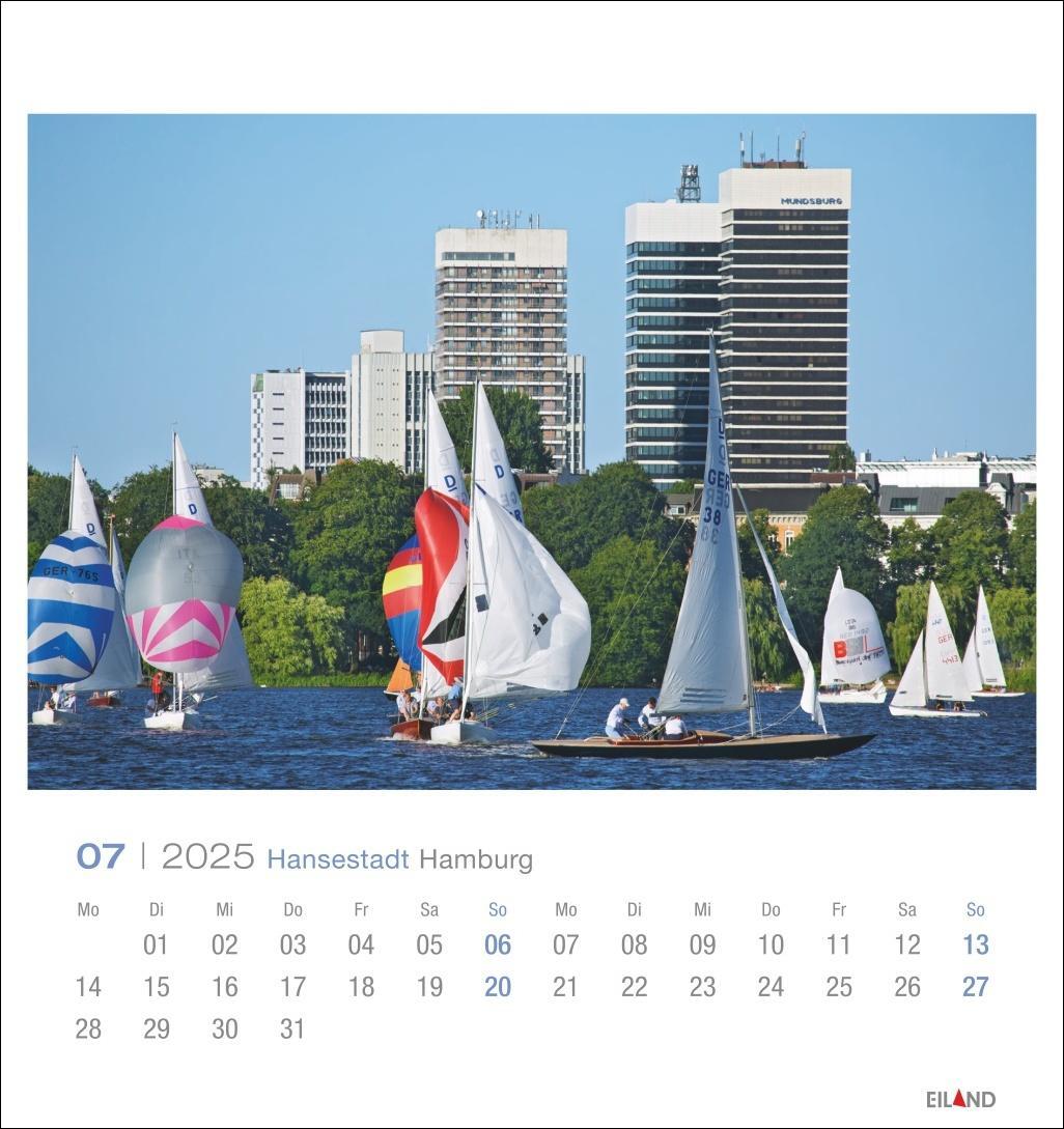 Bild: 9783964023261 | Hansestadt Hamburg Postkartenkalender 2025 | Eiland | Kalender | 13 S.